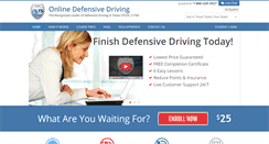 Desktop Screenshot of onlinedefensivedriving.com